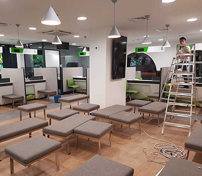 Garanti Bankası Aydınlatma Sistemi Projesi